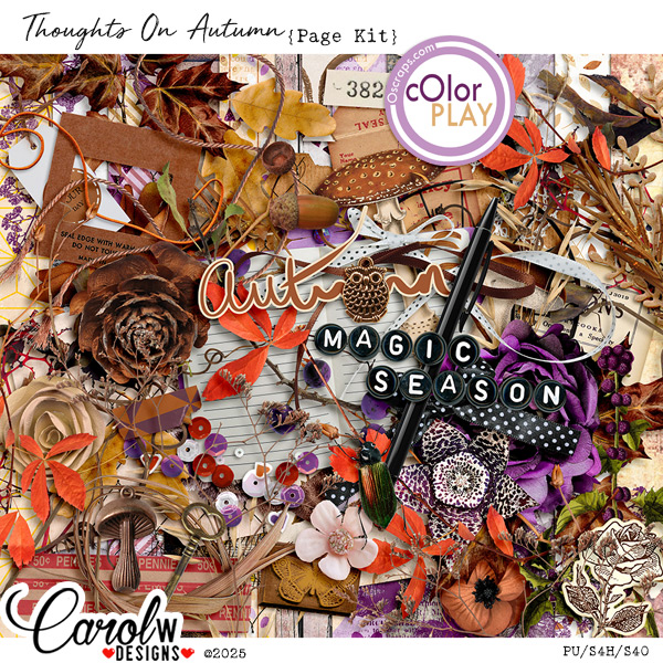 Thoughts On Autumn-Page Kit