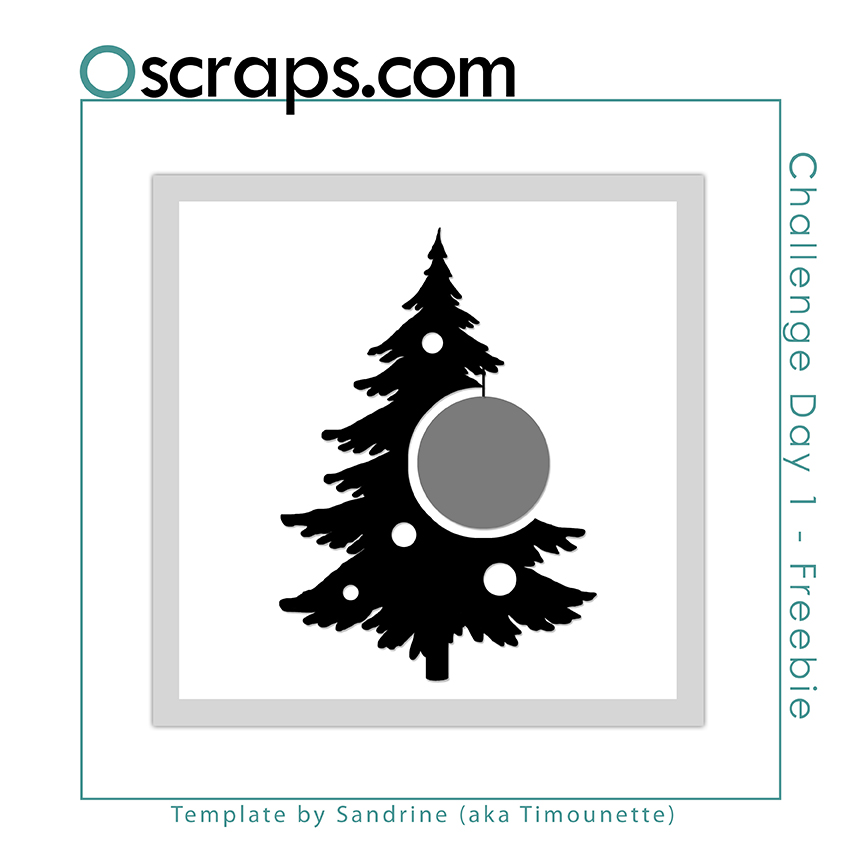 Oscraps Challenge Freebie - 12 Days of December 2021 by Timounette 
