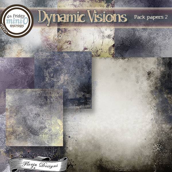 Dynamic Visions { Paper Pack 2 PU } by Florju Designs Dynamic Visions { Paper Pack 2 PU } by Florju Designs