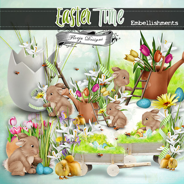 Easter Time { Embellishments PU } by Florju Designs Easter Time { Embellishments PU } by Florju Designs