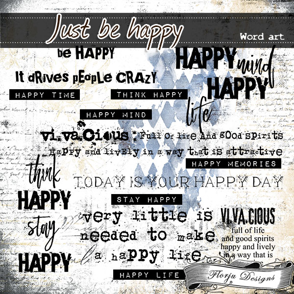Just Be Happy { WA PU } Florju Designs Just Be Happy { WA PU } Florju Designs