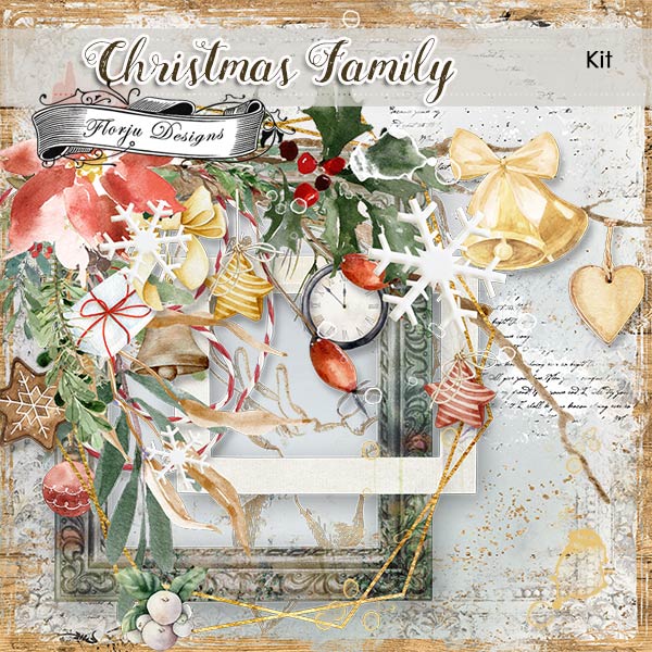 Christmas Family Kit PU by Florju Designs Christmas Family Kit PU by Florju Designs