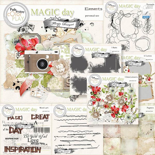 Magic Day Bundle PU by Florju Designs Magic Day Bundle PU by Florju Designs