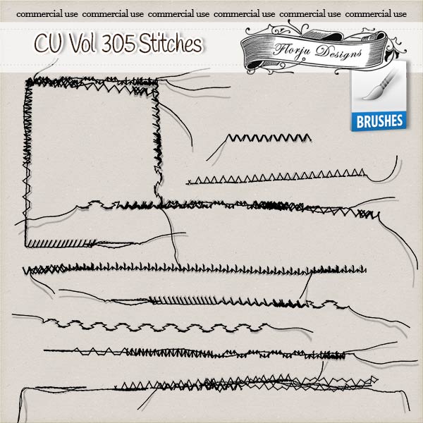 CU vol 305 Stitch Brush { Florju Designs } CU vol 305 Stitch Brush { Florju Designs }