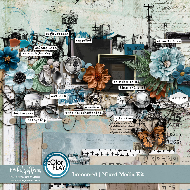 Immersed | Mixed Media Kit by Rachel Jefferies