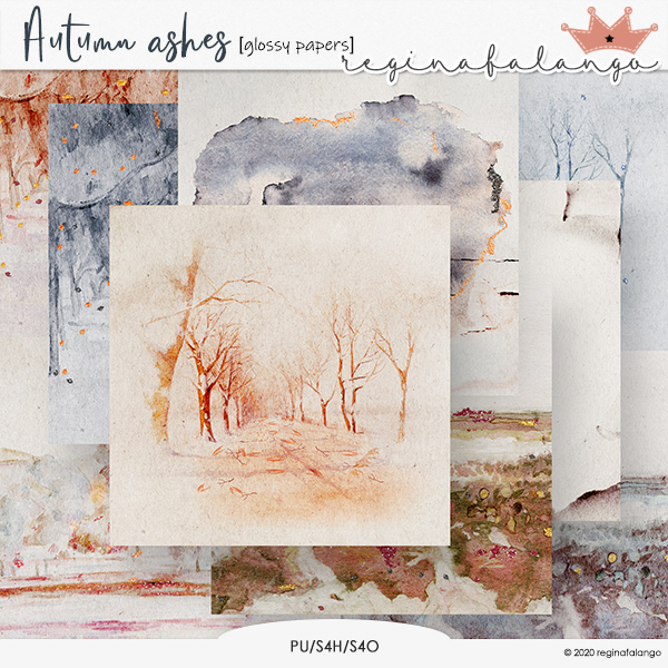 AUTUMN ASHES GLOSSY PAPERS