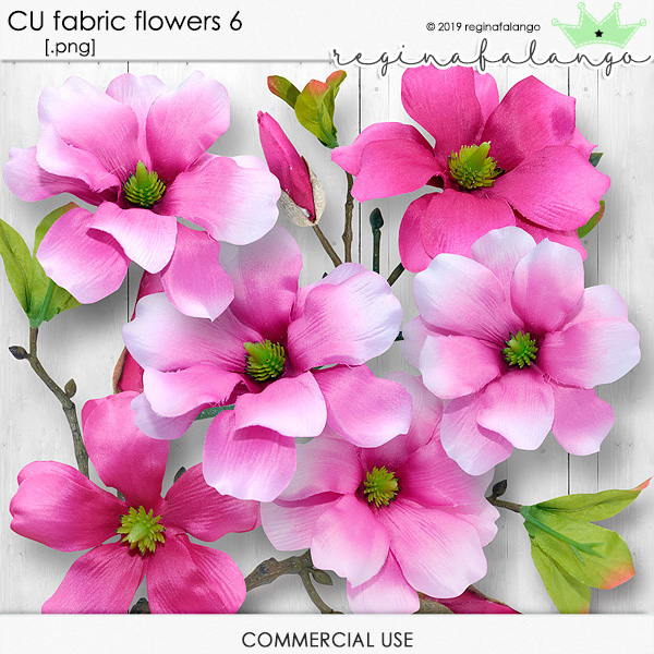 CU FABRIC FLOWERS 6