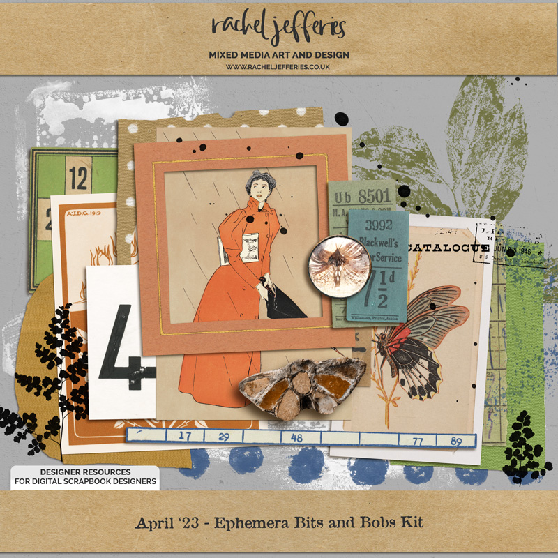 APR 23 | Ephemera Bits and Bobs Kit by Rachel Jefferies