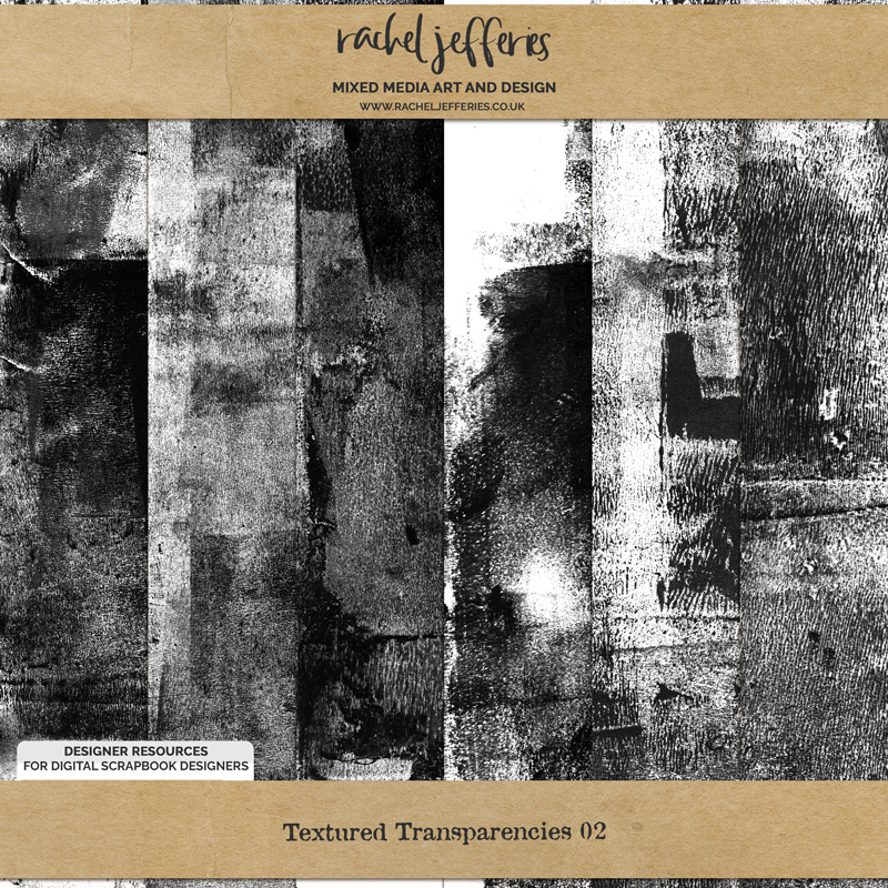 Textured Transparencies 02 by Rachel Jefferies