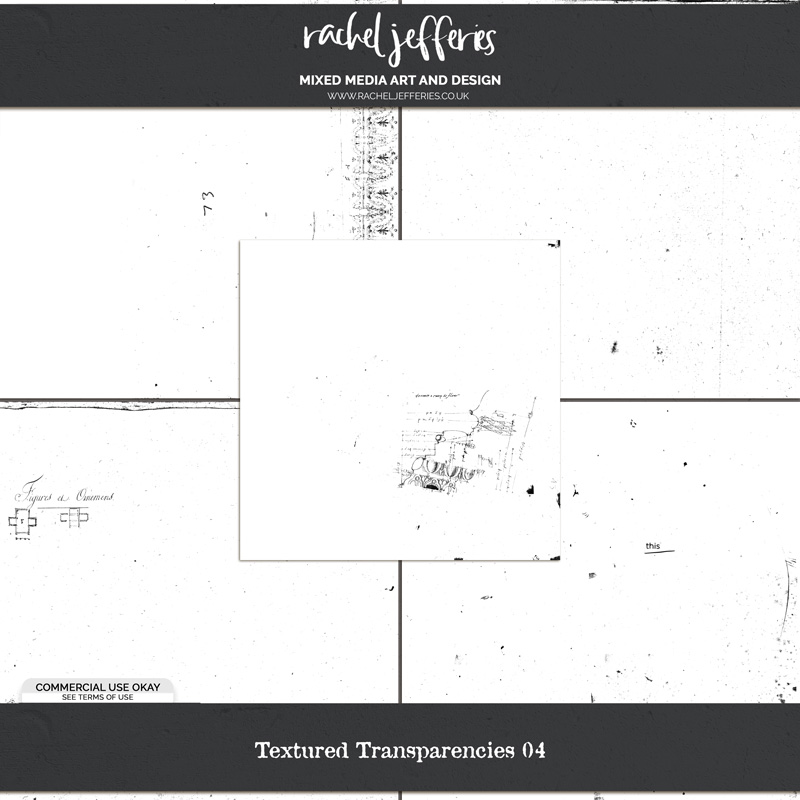 Textured Transparencies 04 by Rachel Jefferies