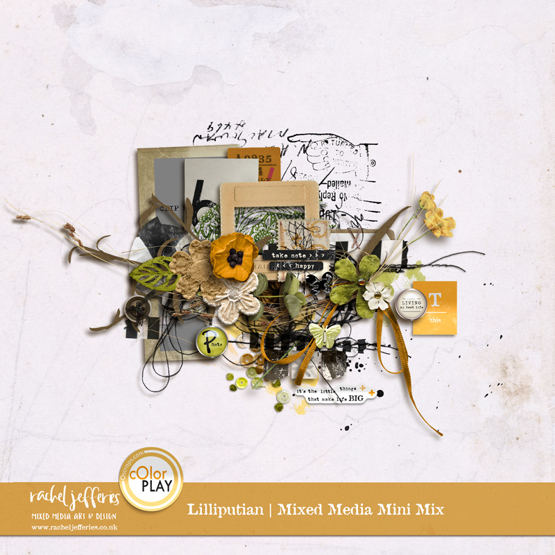 Lilliputian | Mixed Media Mini Mix by Rachel Jefferies