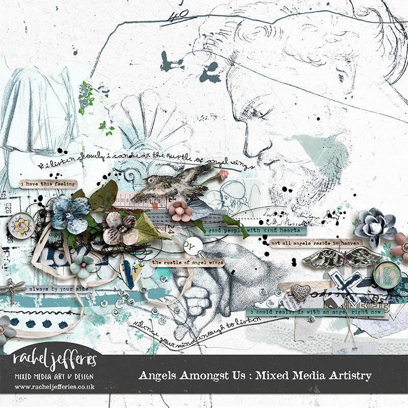 Angels Amongst Us | Mixed Media Artistry by Rachel Jefferies