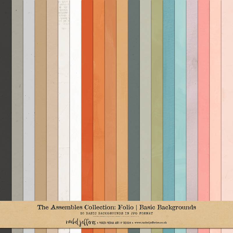 The Assembles Collection: Folio | Basic Backgrounds by Rachel Jefferies