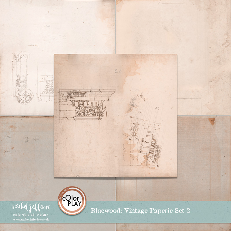 Bluewood | Vintage Paperie Set 2 by Rachel Jefferies