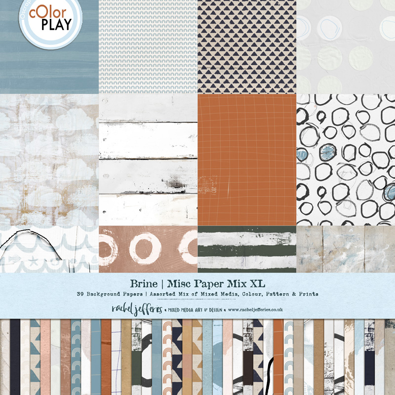 Brine | Misc Paper Mix XL by Rachel Jefferies