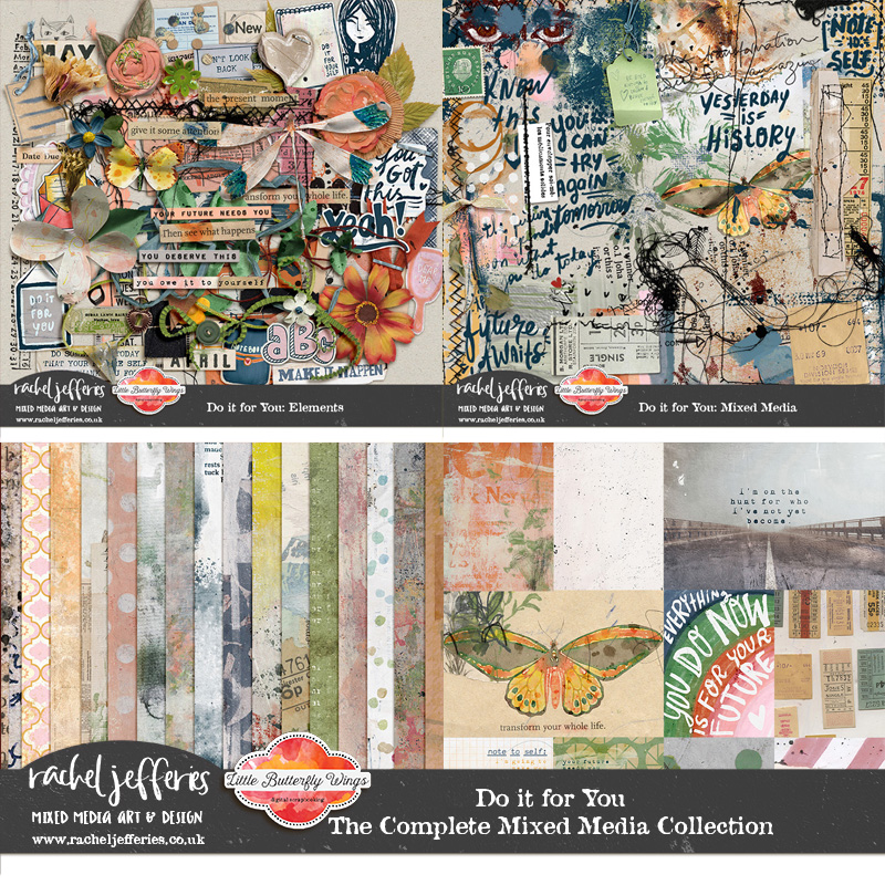 Do It For You | The Complete Mixed Media Collection by Rachel Jefferies & Little Butterfly Wings