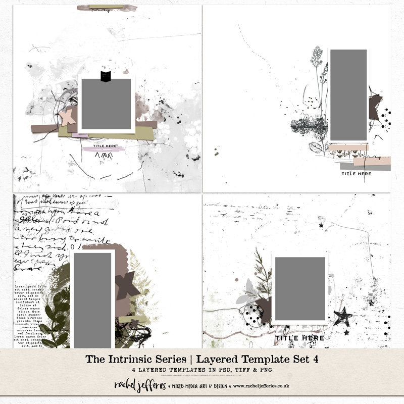 The Intrinsic Series | Layered Template Set 4 by Rachel Jefferies