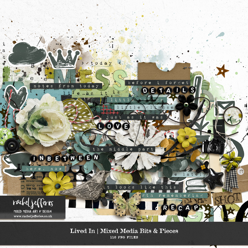 Lived In | Mixed Media Bits & Pieces by Rachel Jefferies