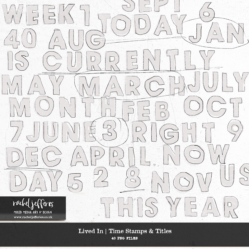 Lived In | Time Stamps & Titles by Rachel Jefferies