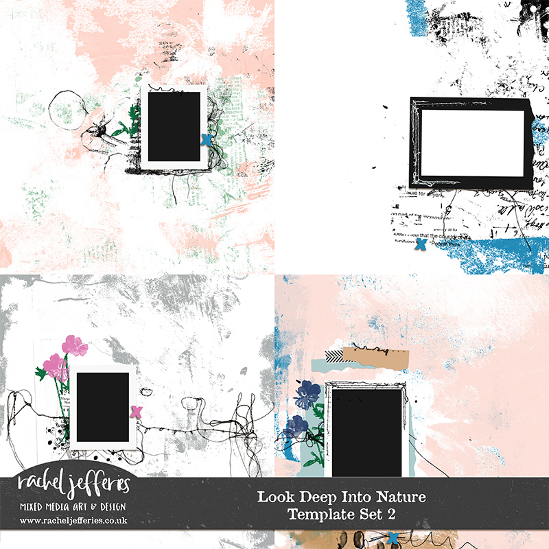 Look Deep Into Nature | Template Set 2 by Rachel Jefferies