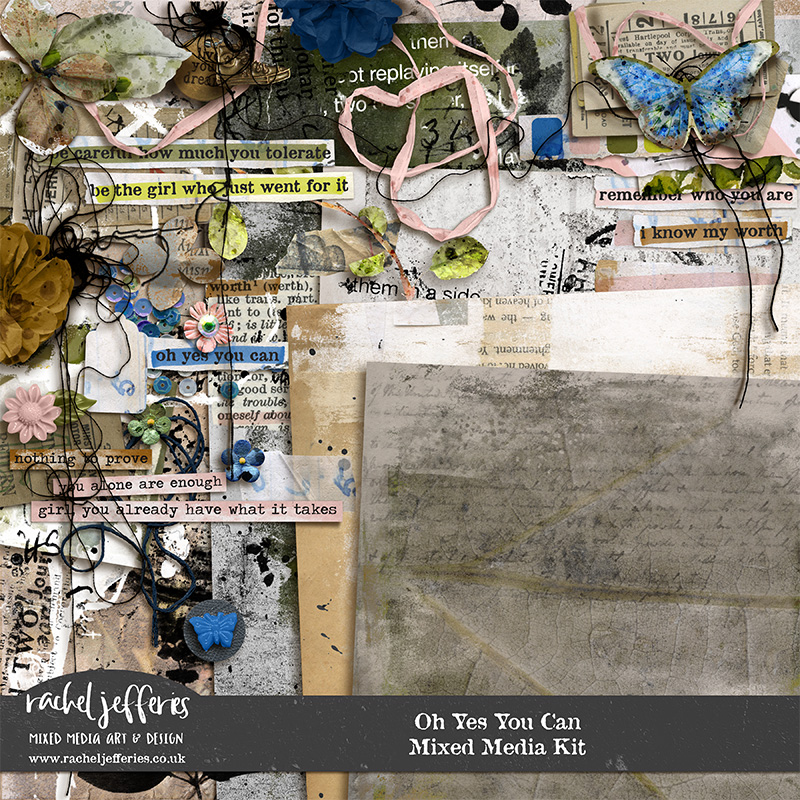 Oh Yes You Can | Mixed Media Kit by Rachel Jefferies