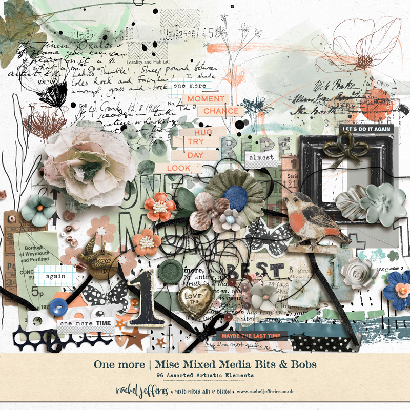 One More | Misc Mixed Media Bits & Bobs by Rachel Jefferies