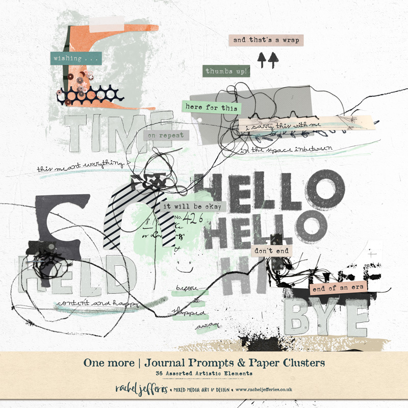 One More | Journal Prompts & Paper Clusters by Rachel Jefferies 