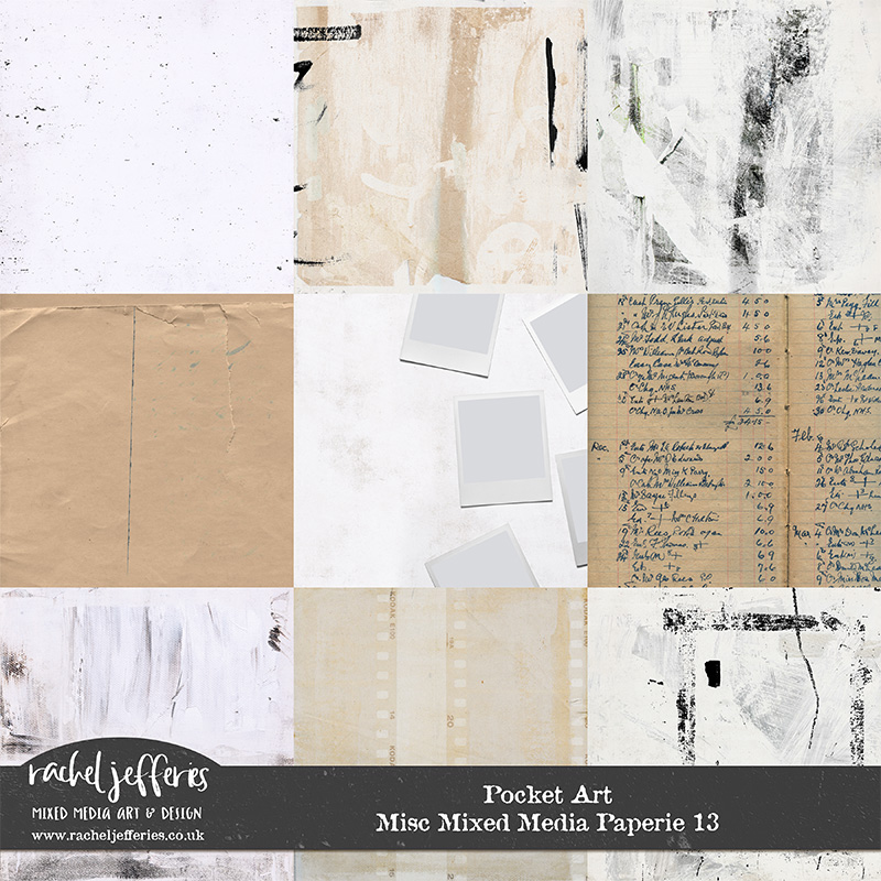 Pocket Art | Misc Mixed Media Paperie 13 by Rachel Jefferies