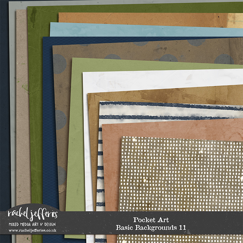 Pocket Art | Basic Backgrounds 11 by Rachel Jefferies