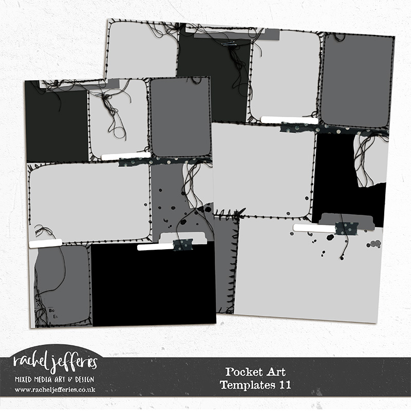 Pocket Art | Template 11 by Rachel Jefferies