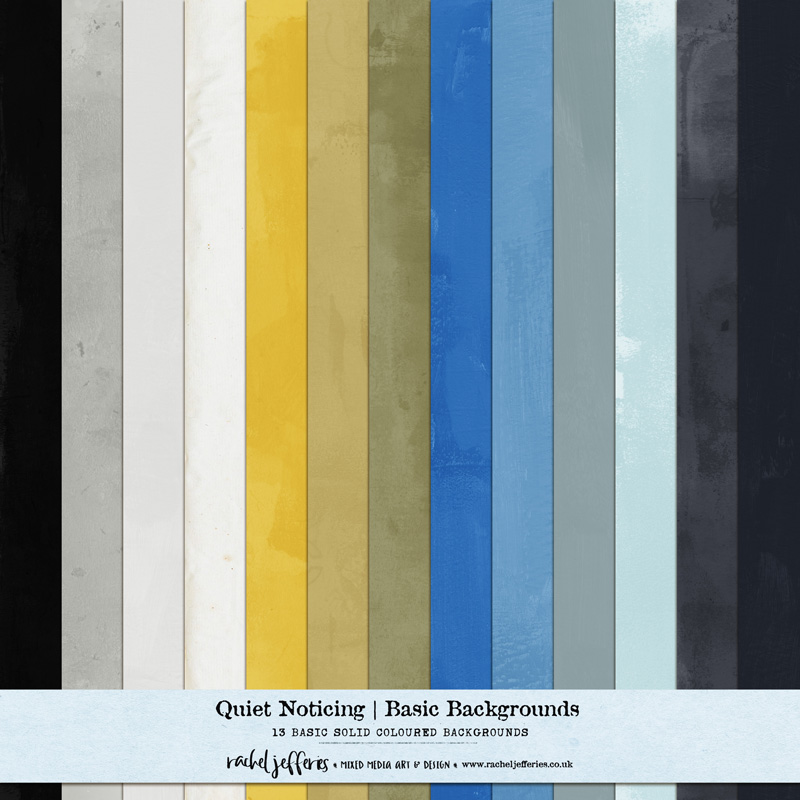 Quiet Noticing | Basic Backgrounds by Rachel Jefferies