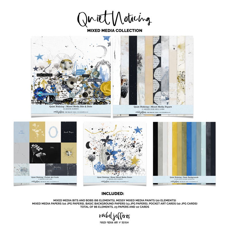 Quiet Noticing | Complete Mixed Media Collection by Rachel Jefferies