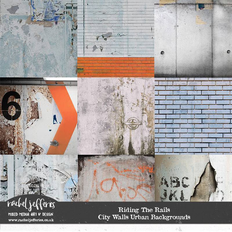 Riding The Rails | City Walls Urban Backgrounds by Rachel Jefferies
