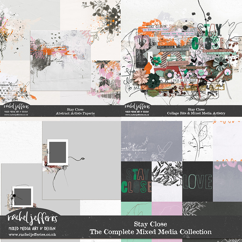 Stay Close | The Complete Mixed Media Collection by Rachel Jefferies