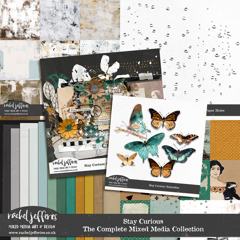 Stay Curious: The Complete Mixed Media Collection by Rachel Jefferies