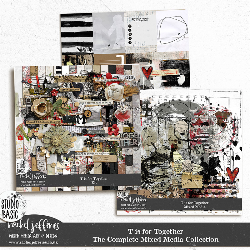 T is for Together | The Complete Mixed Media Collection by Rachel Jefferies & Studio Basic