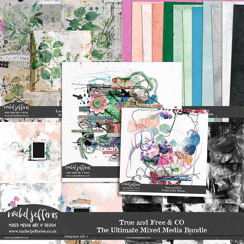 True and Free & CO | The Ultimate Mixed Media Collection by Rachel Jefferies