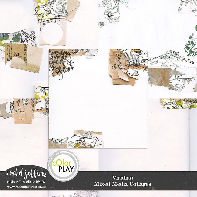 Viridian | Mixed Media Collages by Rachel Jefferies