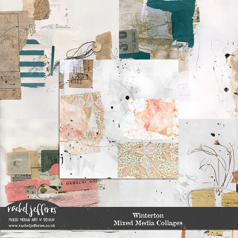Winterton | Mixed Media Collages by Rachel Jefferies