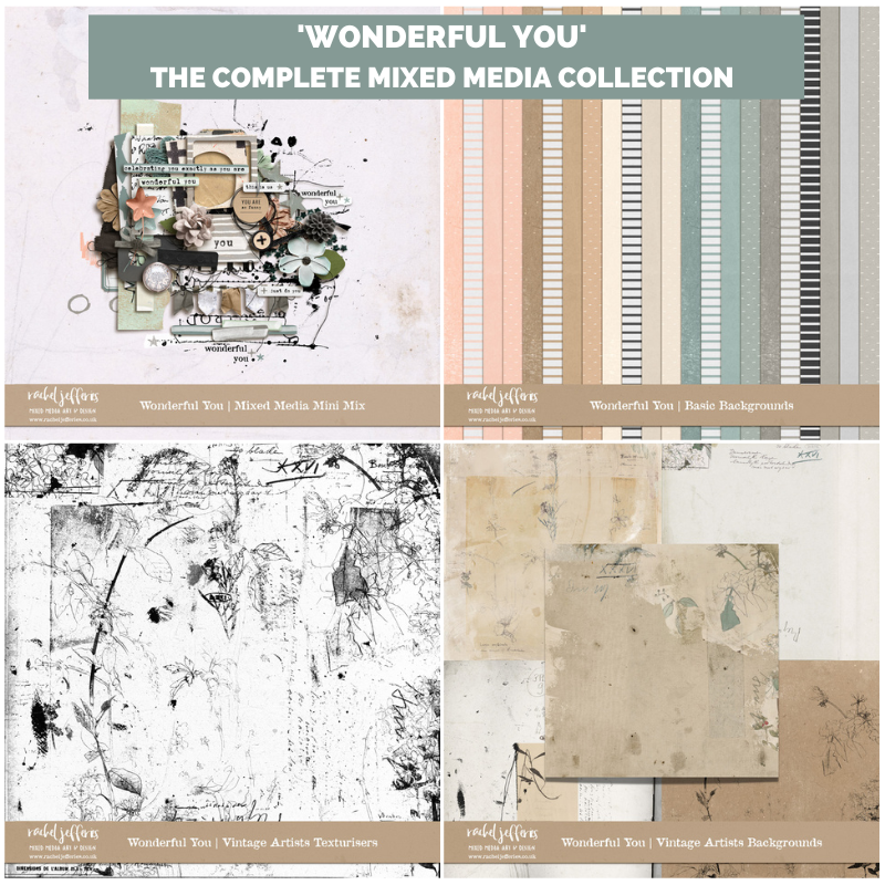 The Complete Mixed Media Collection | Wonderful You by Rachel Jefferies