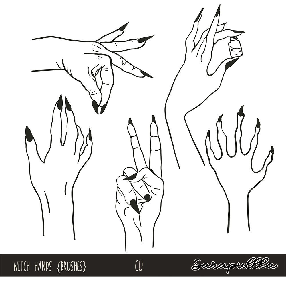 CU Witch Hands