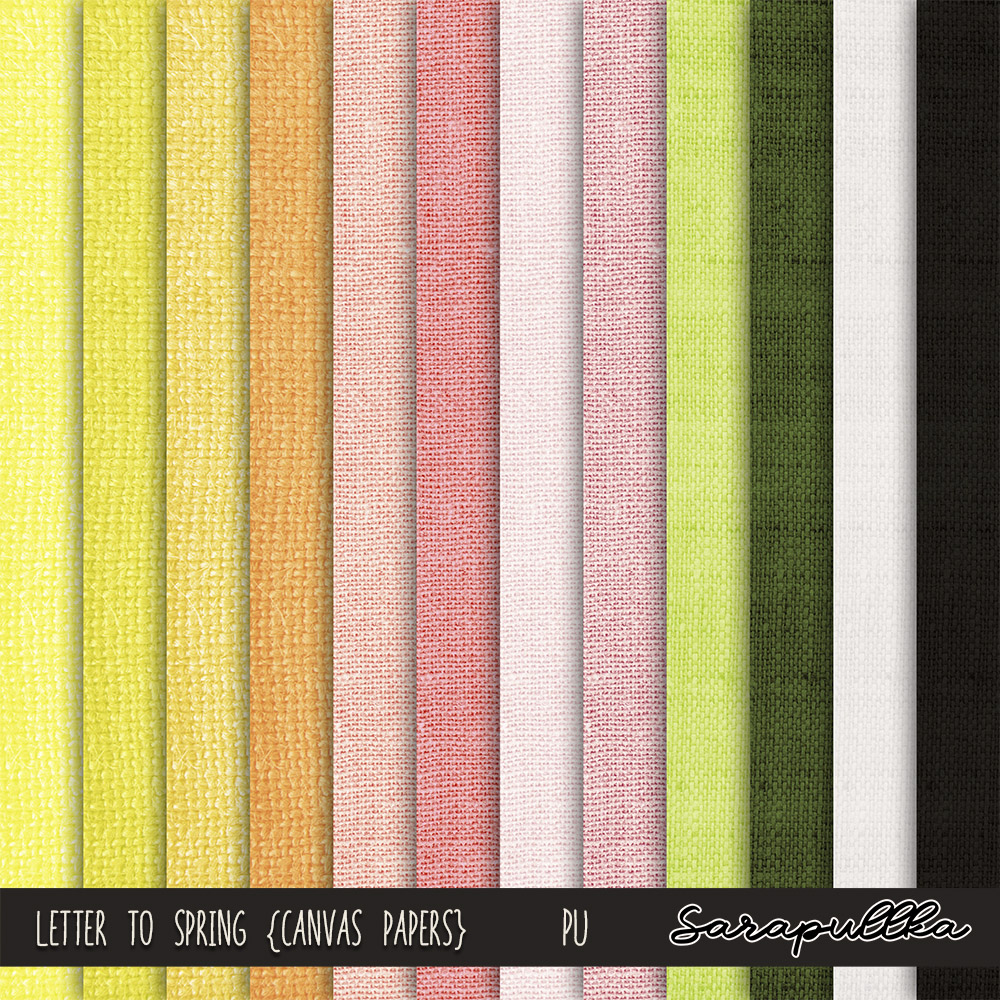 Letter To Spring Canvas Papers
