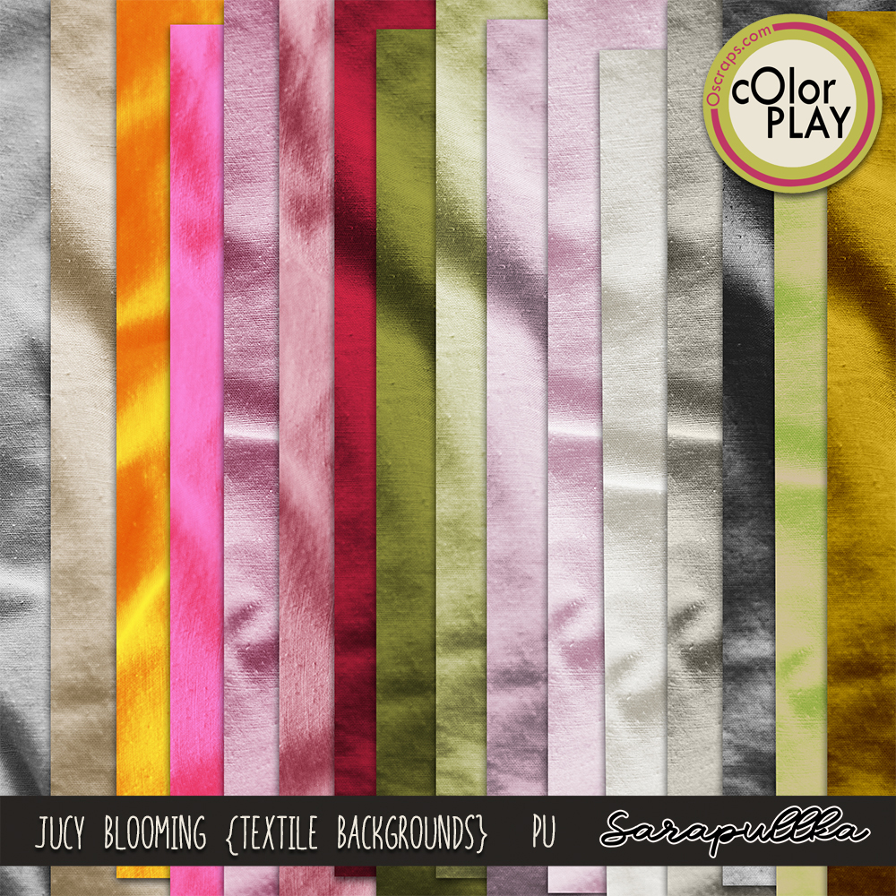 Jucy Blooming Textile Backgrounds