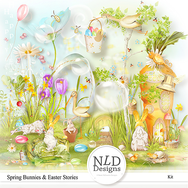 Spring Bunnies and Easter Stories Kit