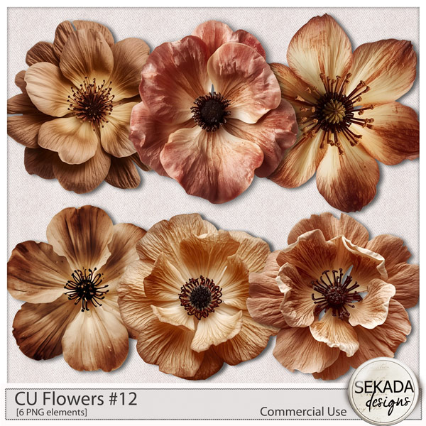 CU Flowers #12 by Sekada Designs