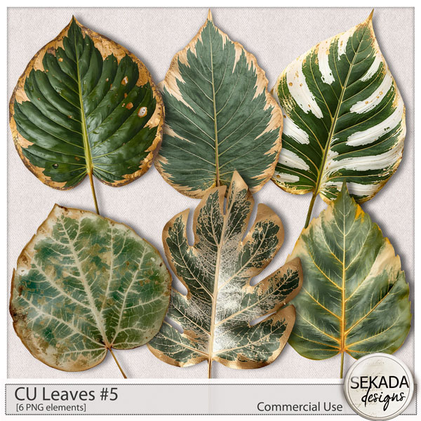 CU Leaves #5 by Sekada Designs