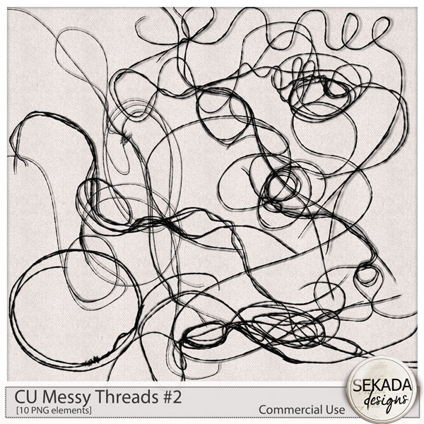 CU Messy Threads #2 by Sekada Designs