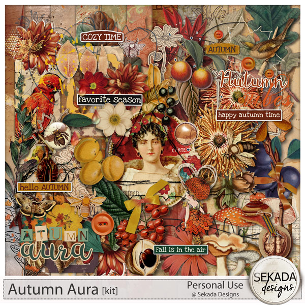 Autumn Aura Kit by Sekada Designs