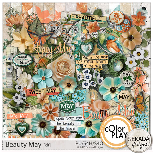 Beauty May Kit by Sekada Designs