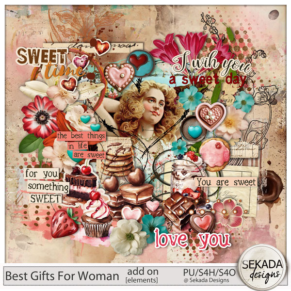 Best Gifts For Woman Add On Elements  by Sekada Designs